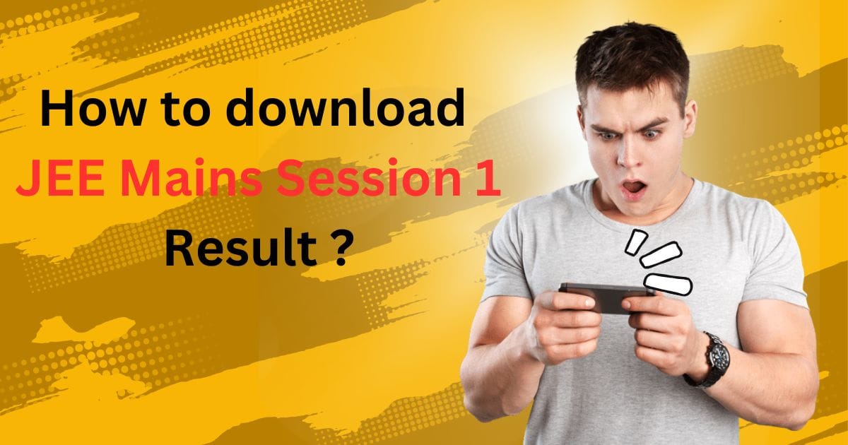 JEE Main 2025 Session 1 Result
