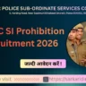 BPSSC SI Prohibition Recruitment 2026